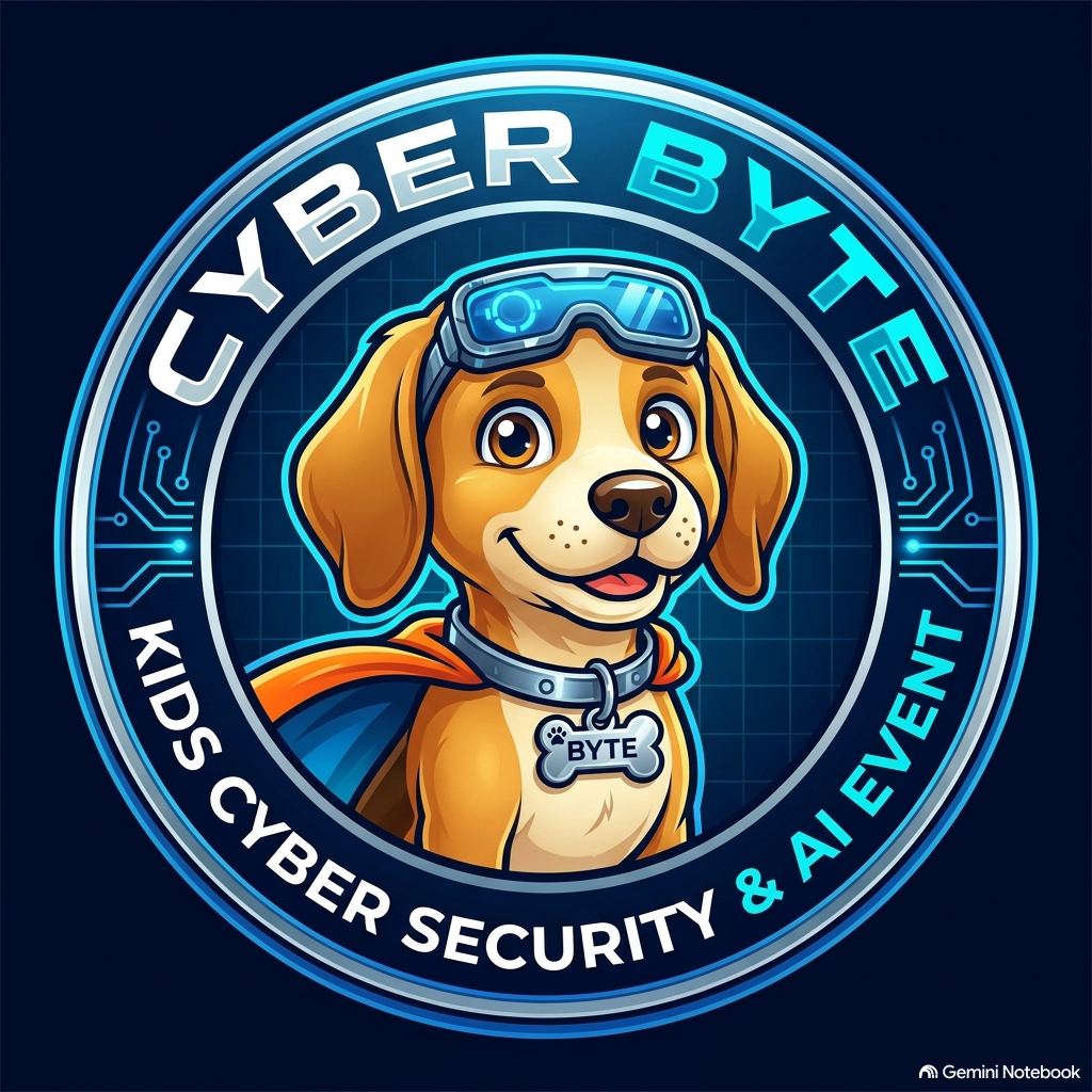 Cyber Byte mascot logo